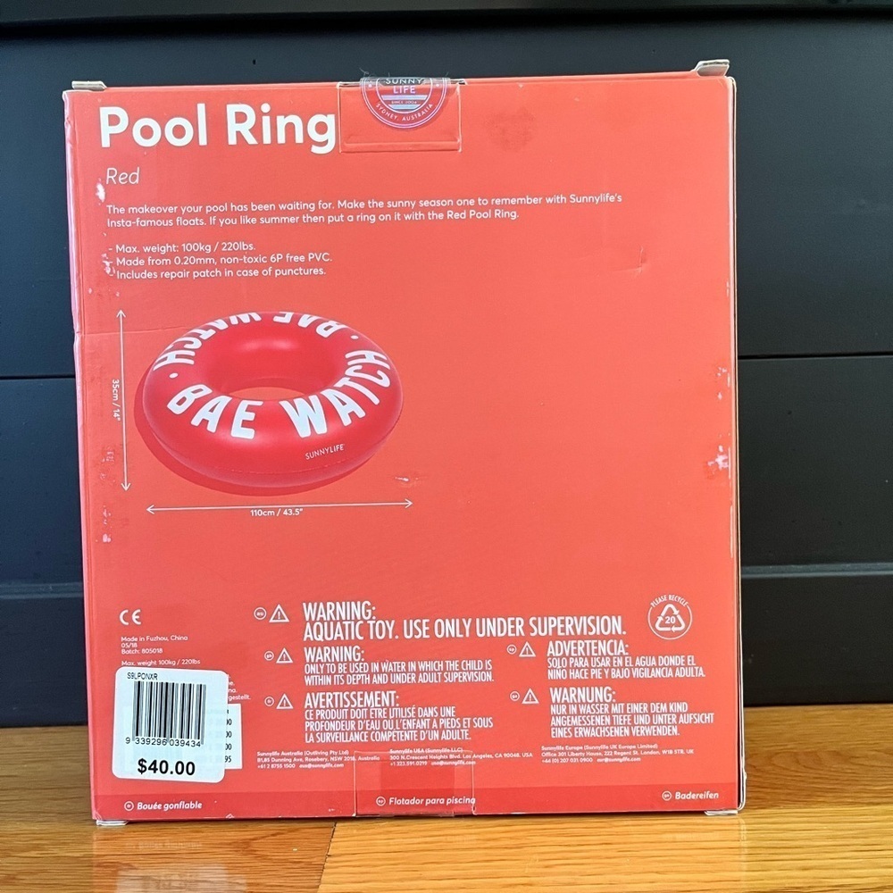 SunnyLife Bae Watch Pool Float - Picture 6 of 8
